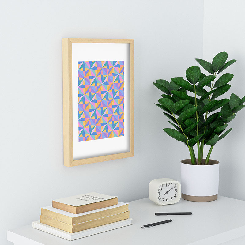 Colour Poems Kaleidoscope III Recessed Framing Rectangle