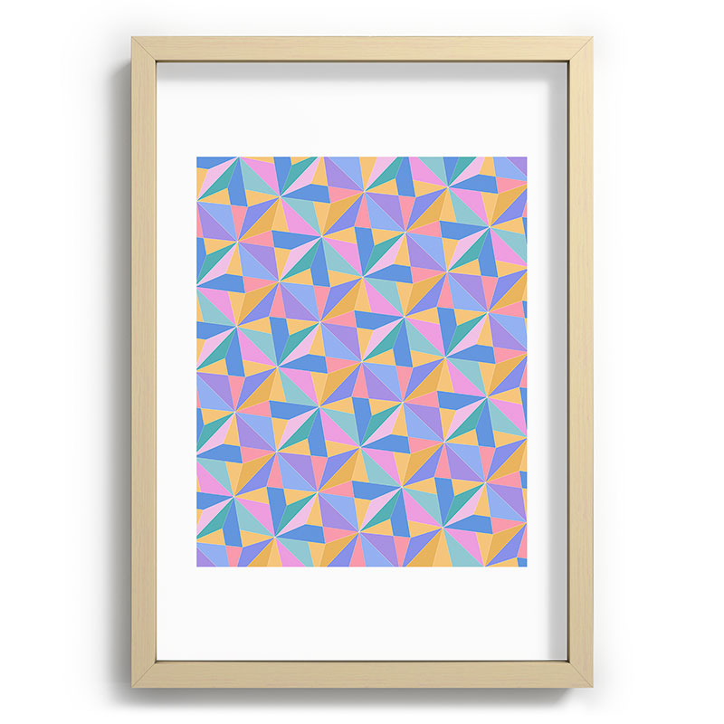 Colour Poems Kaleidoscope III Recessed Framing Rectangle