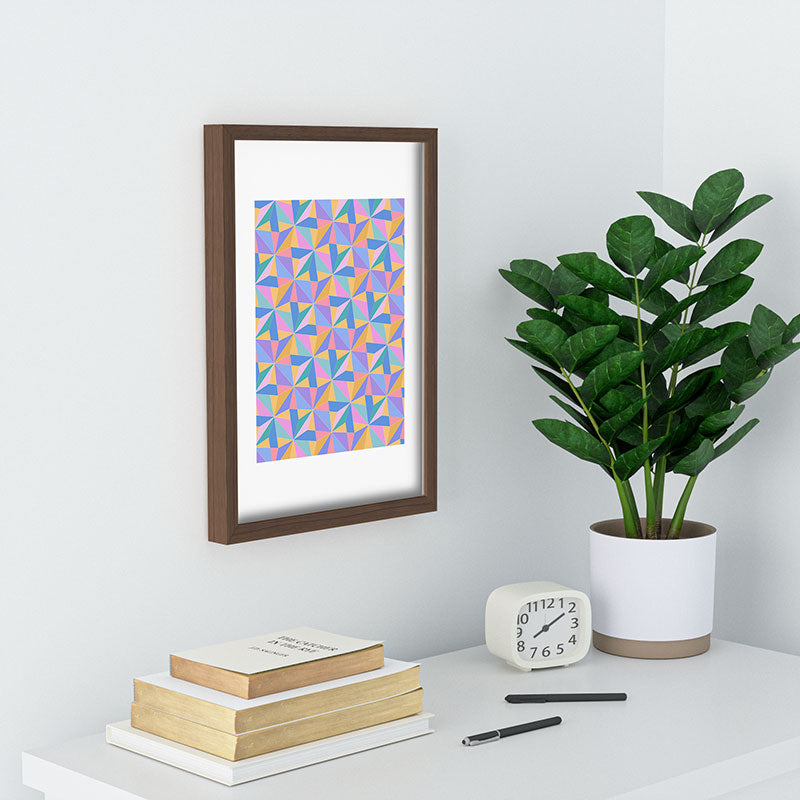 Colour Poems Kaleidoscope III Recessed Framing Rectangle