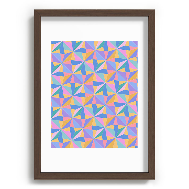 Colour Poems Kaleidoscope III Recessed Framing Rectangle