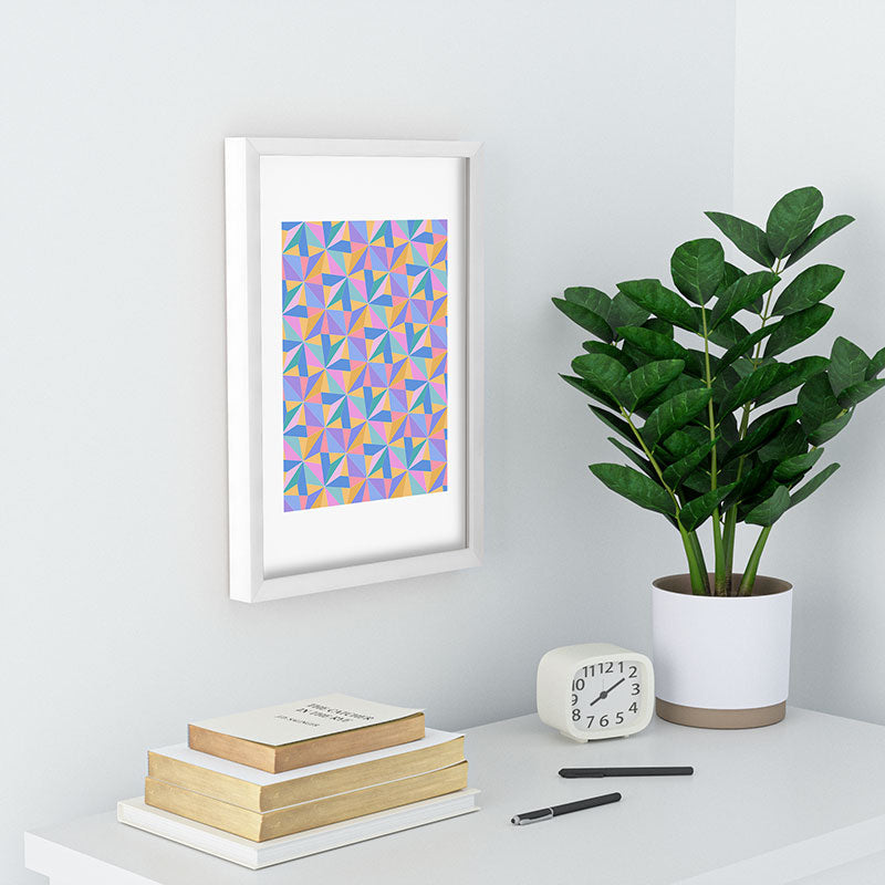 Colour Poems Kaleidoscope III Recessed Framing Rectangle