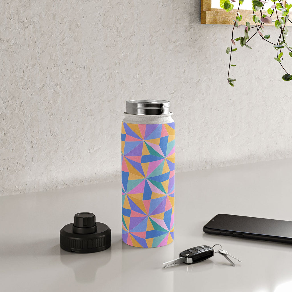 Colour Poems Kaleidoscope III Water Bottle