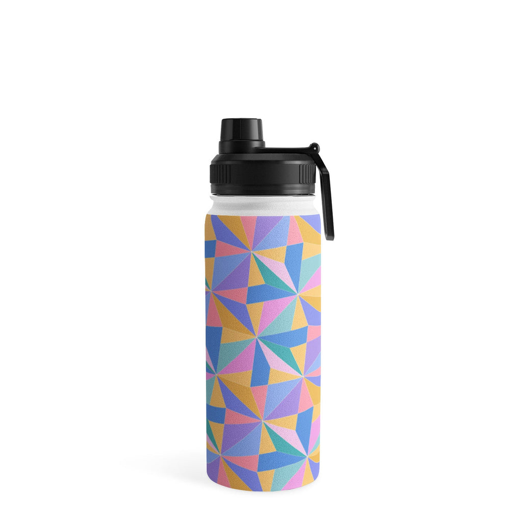 Colour Poems Kaleidoscope III Water Bottle