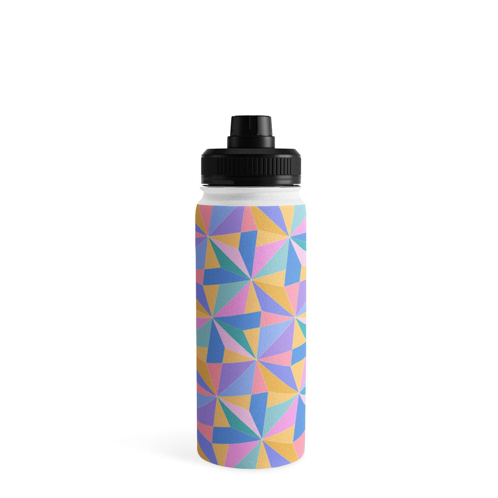 Colour Poems Kaleidoscope III Water Bottle