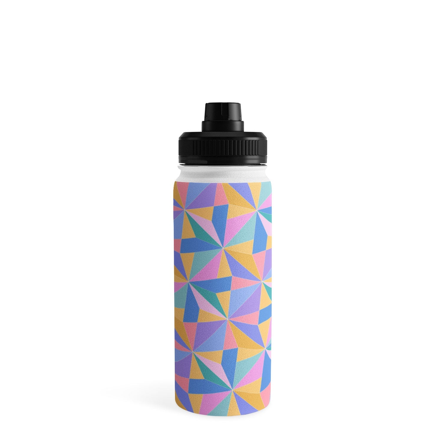 Colour Poems Kaleidoscope III Water Bottle