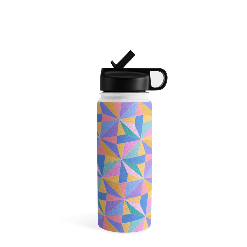 Colour Poems Kaleidoscope III Water Bottle
