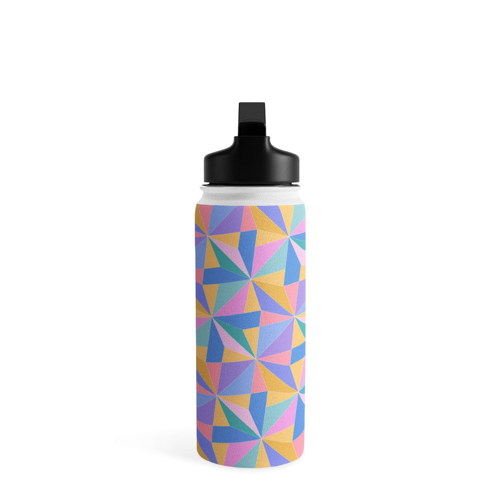 Colour Poems Kaleidoscope III Water Bottle