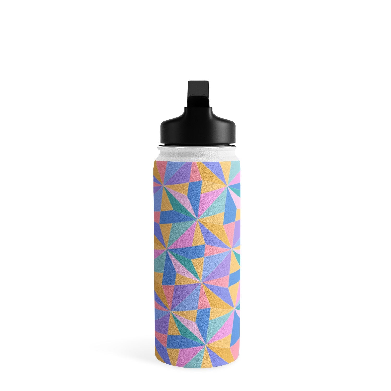 Colour Poems Kaleidoscope III Water Bottle