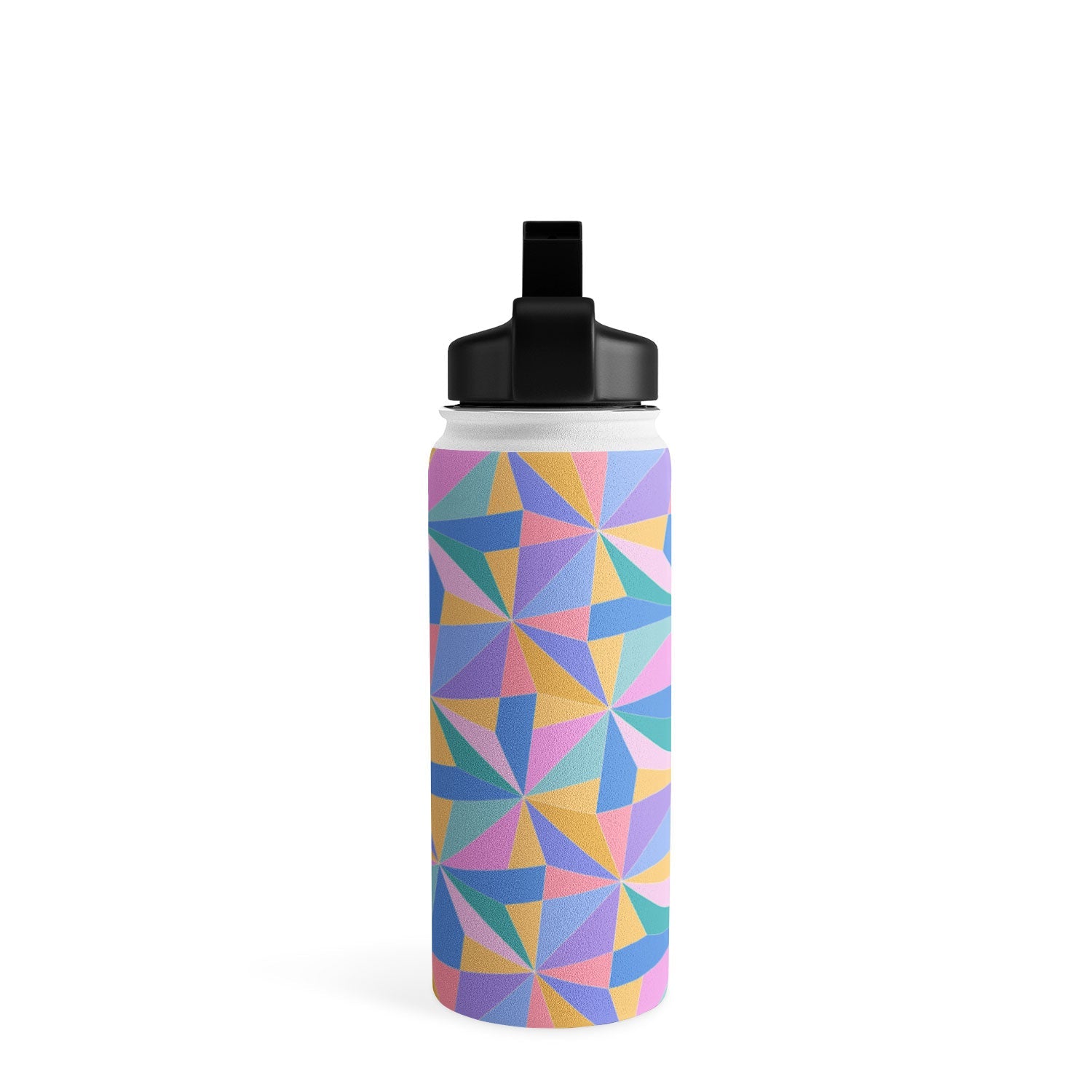 Colour Poems Kaleidoscope III Water Bottle