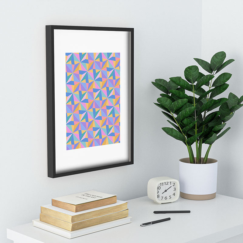 Colour Poems Kaleidoscope III Recessed Framing Rectangle
