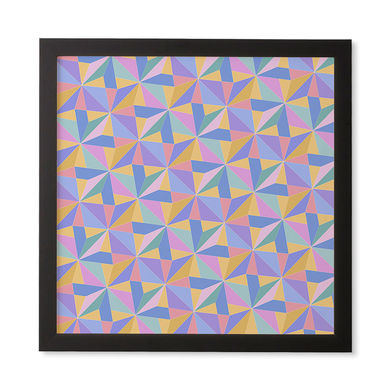 Colour Poems Kaleidoscope III Framed Wall Art