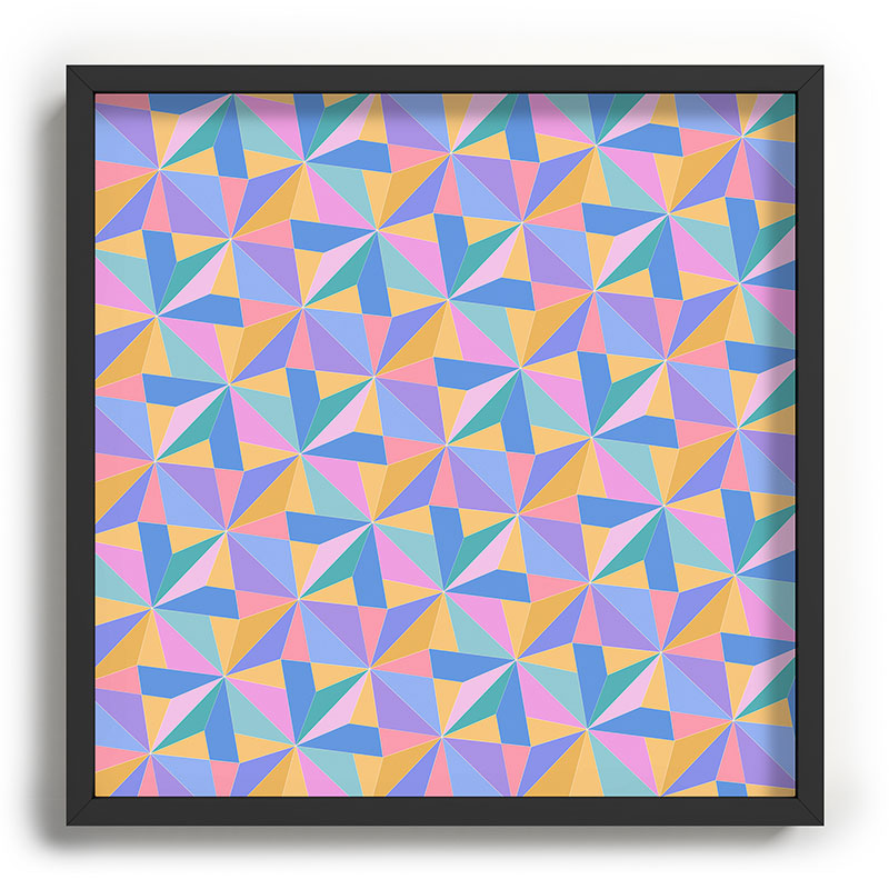 Colour Poems Kaleidoscope III Recessed Framing Square
