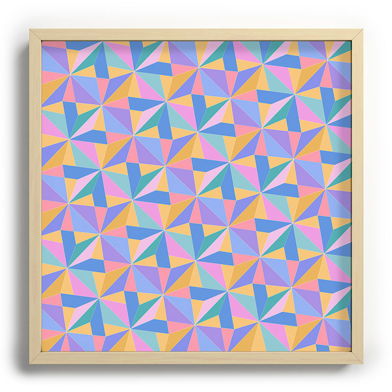 Colour Poems Kaleidoscope III Recessed Framing Square