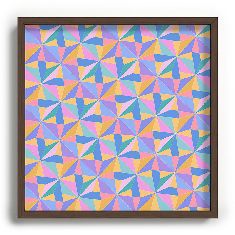 Colour Poems Kaleidoscope III Recessed Framing Square