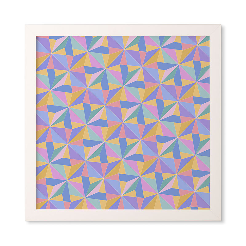 Colour Poems Kaleidoscope III Framed Wall Art