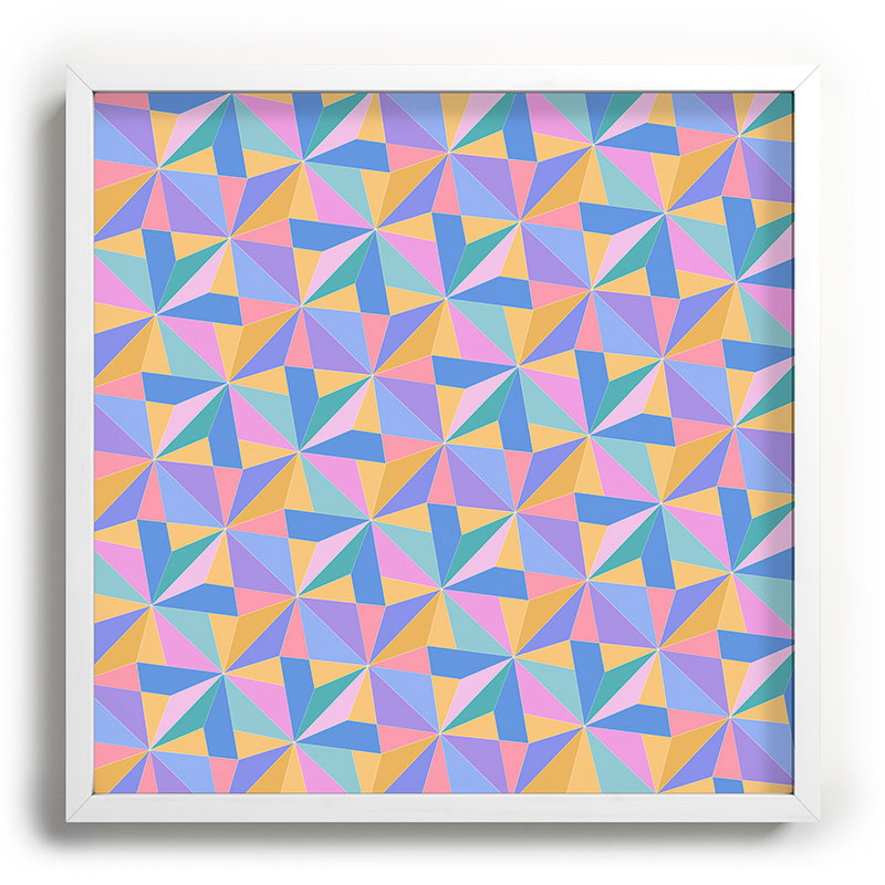 Colour Poems Kaleidoscope III Recessed Framing Square