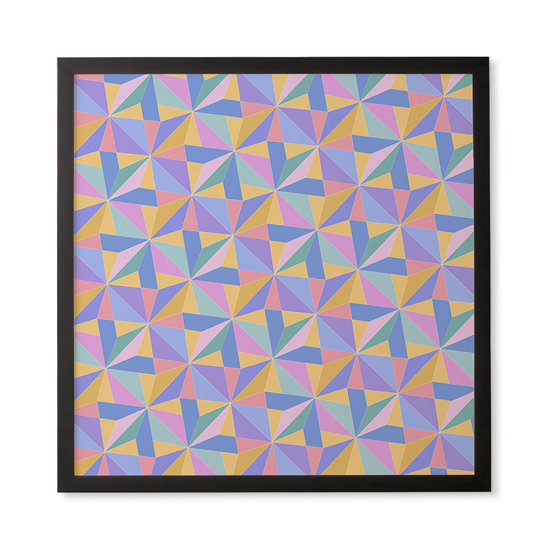 Colour Poems Kaleidoscope III Framed Wall Art