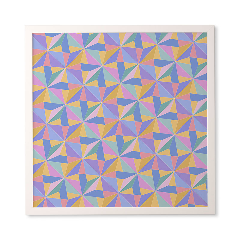 Colour Poems Kaleidoscope III Framed Wall Art