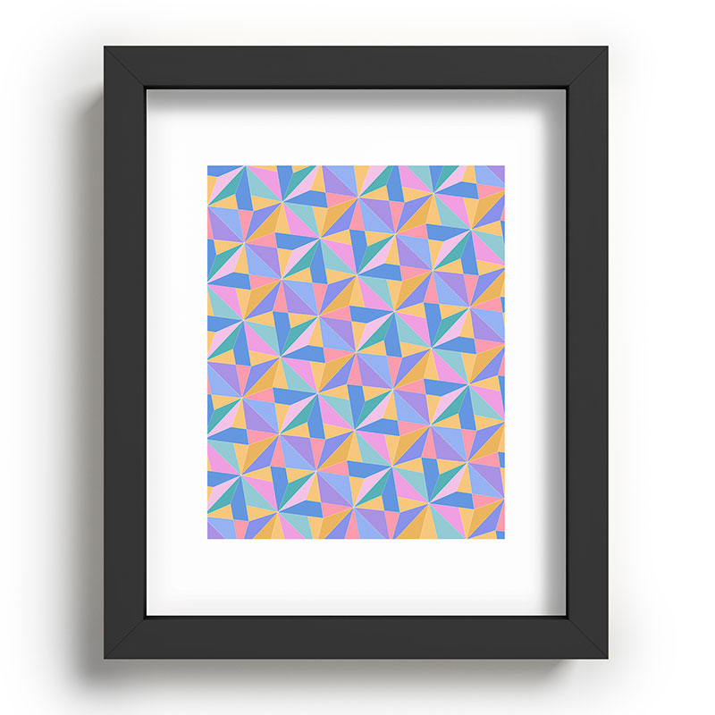 Colour Poems Kaleidoscope III Recessed Framing Rectangle