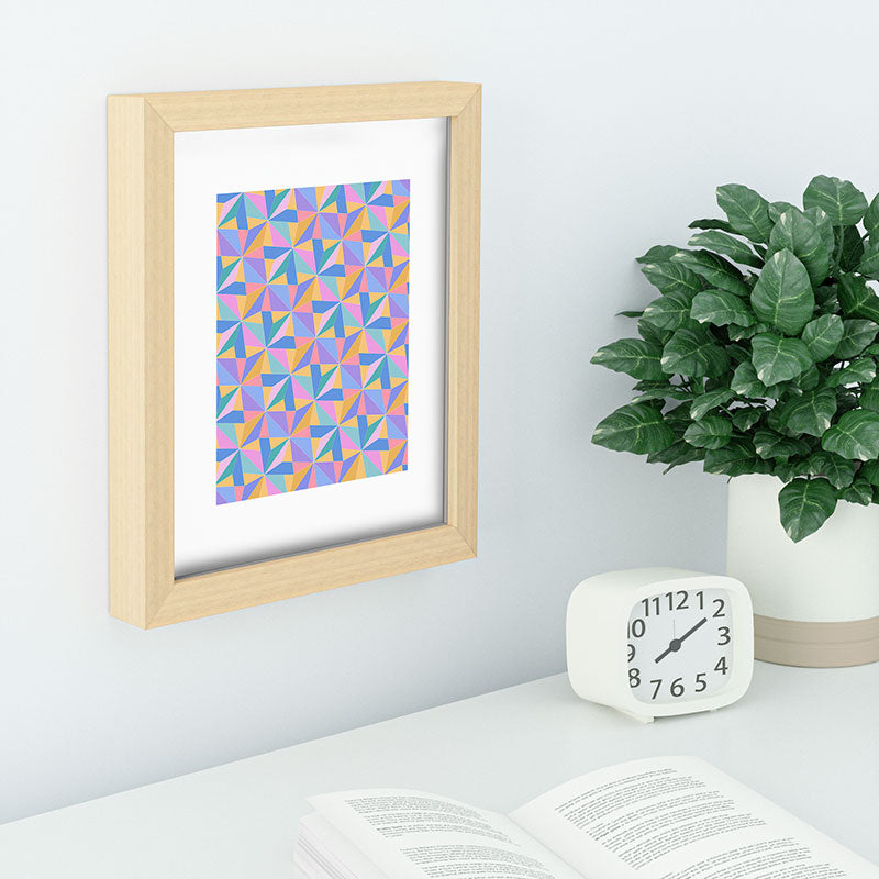 Colour Poems Kaleidoscope III Recessed Framing Rectangle