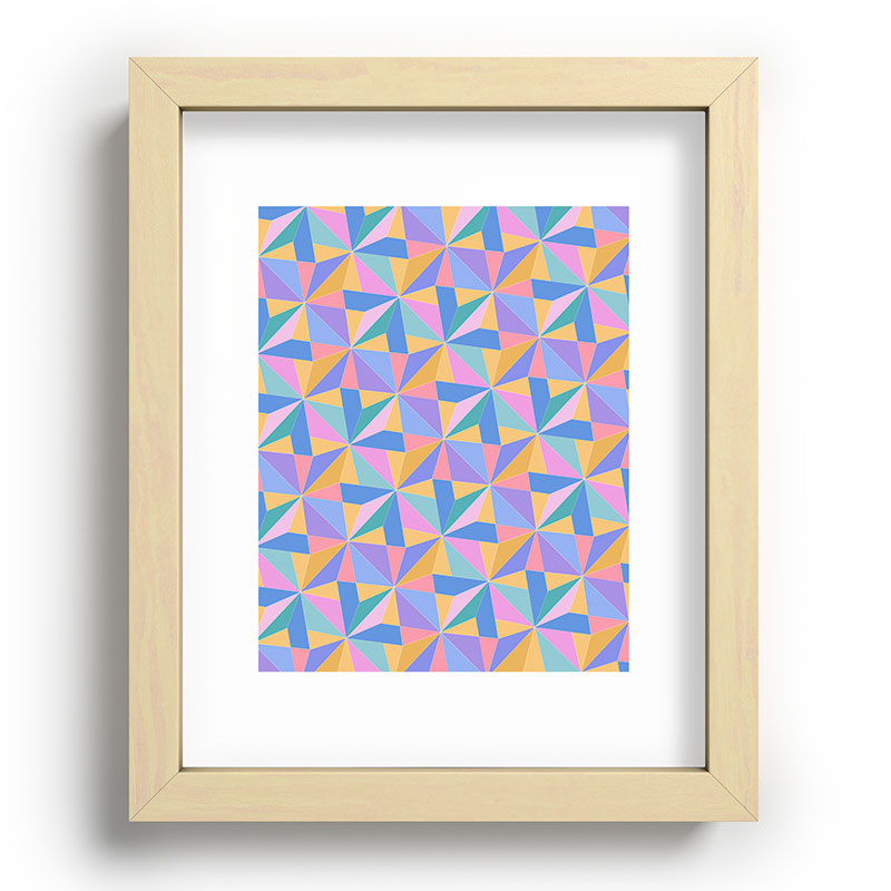 Colour Poems Kaleidoscope III Recessed Framing Rectangle