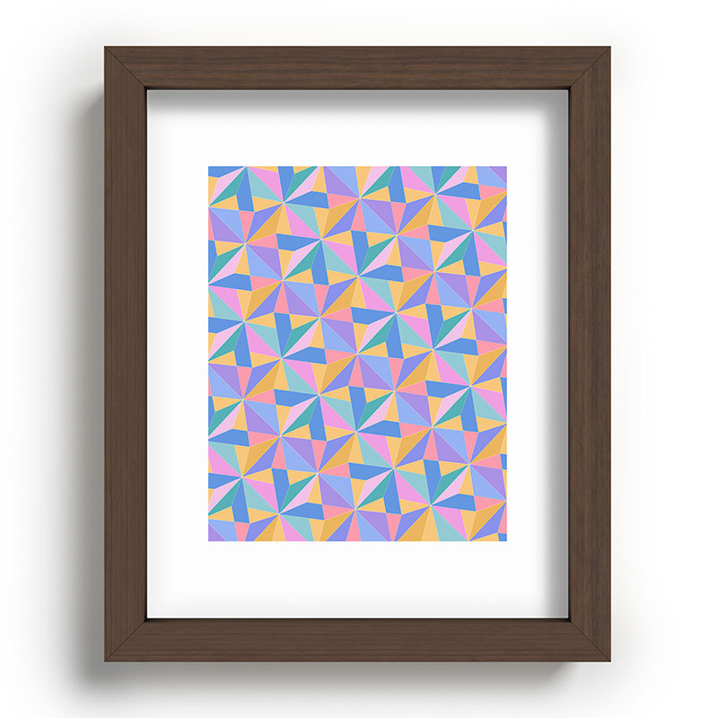 Colour Poems Kaleidoscope III Recessed Framing Rectangle