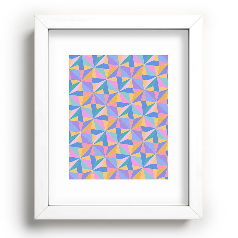 Colour Poems Kaleidoscope III Recessed Framing Rectangle