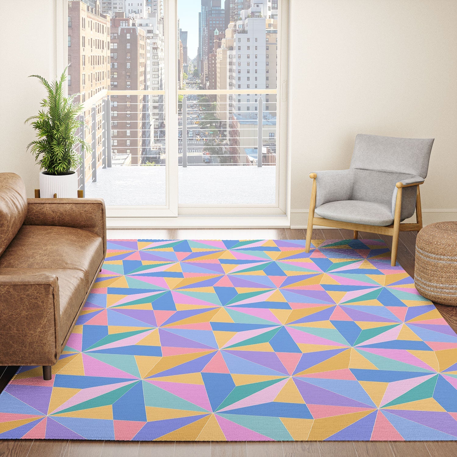 Colour Poems Kaleidoscope III Area Rug