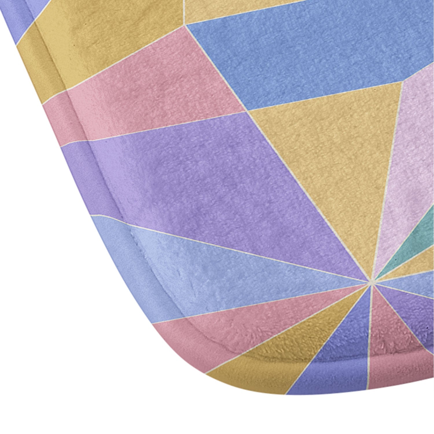 Colour Poems Kaleidoscope III Memory Foam Bath Mat