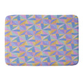 Colour Poems Kaleidoscope III Memory Foam Bath Mat