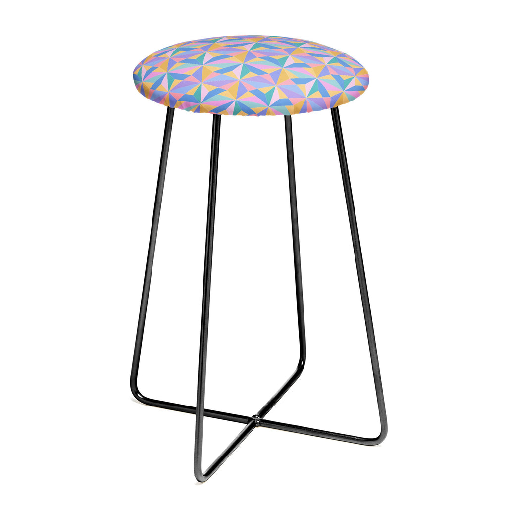 Colour Poems Kaleidoscope III Counter Stool
