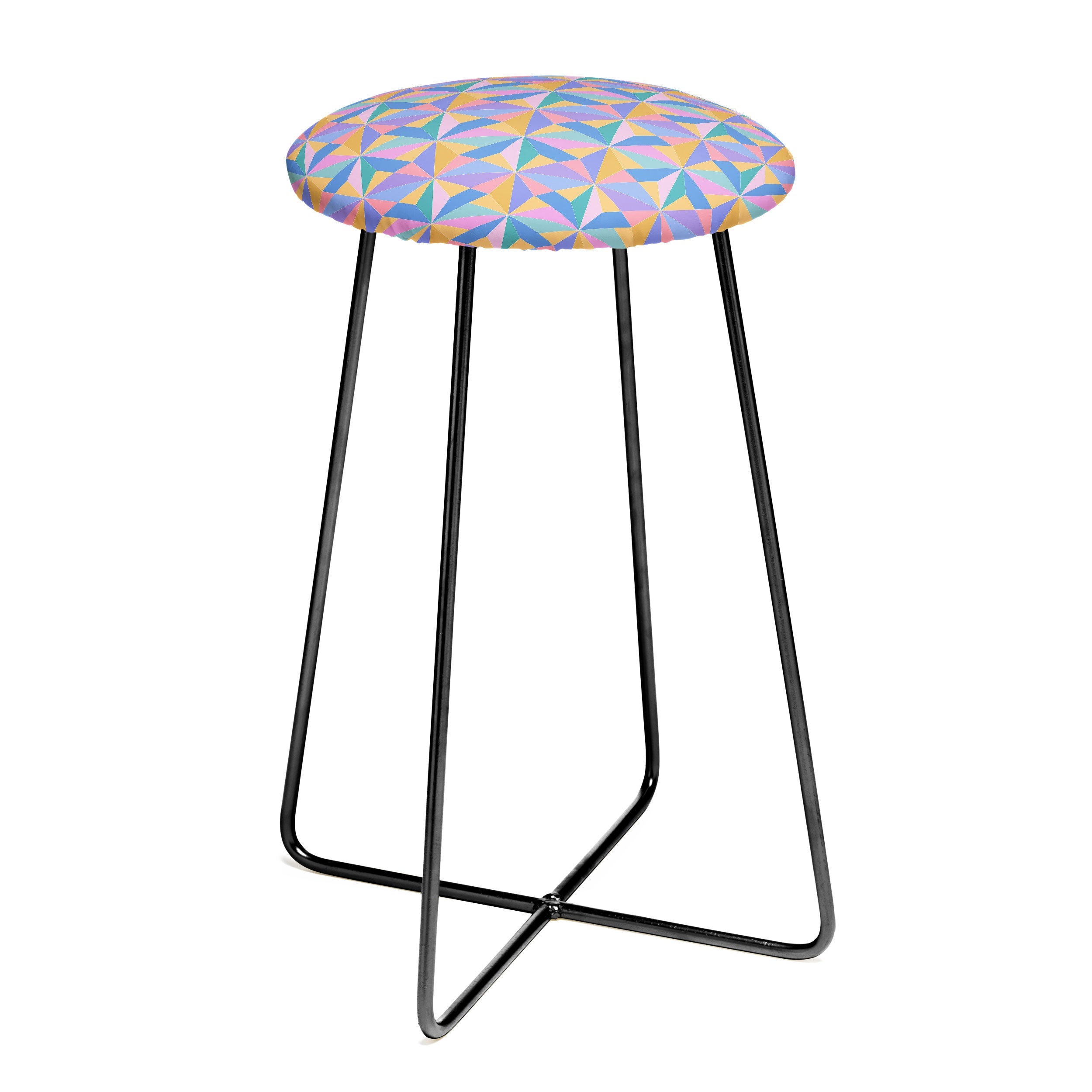 Colour Poems Kaleidoscope III Counter Stool