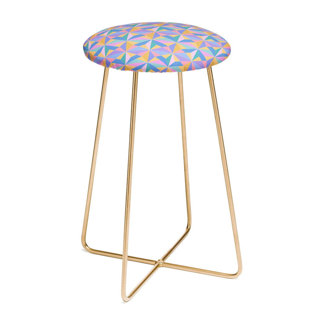 Colour Poems Kaleidoscope III Counter Stool