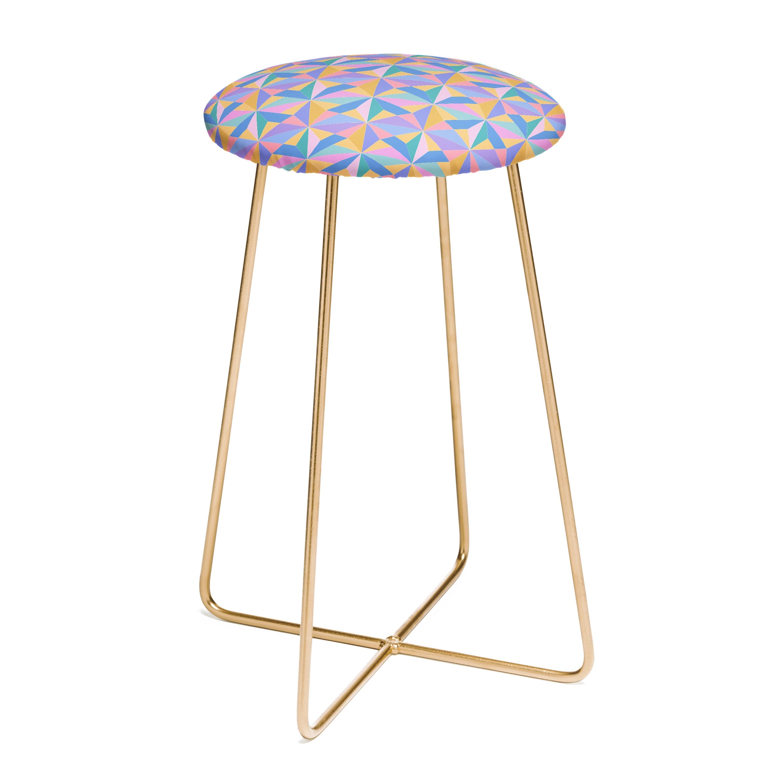 Colour Poems Kaleidoscope III Counter Stool