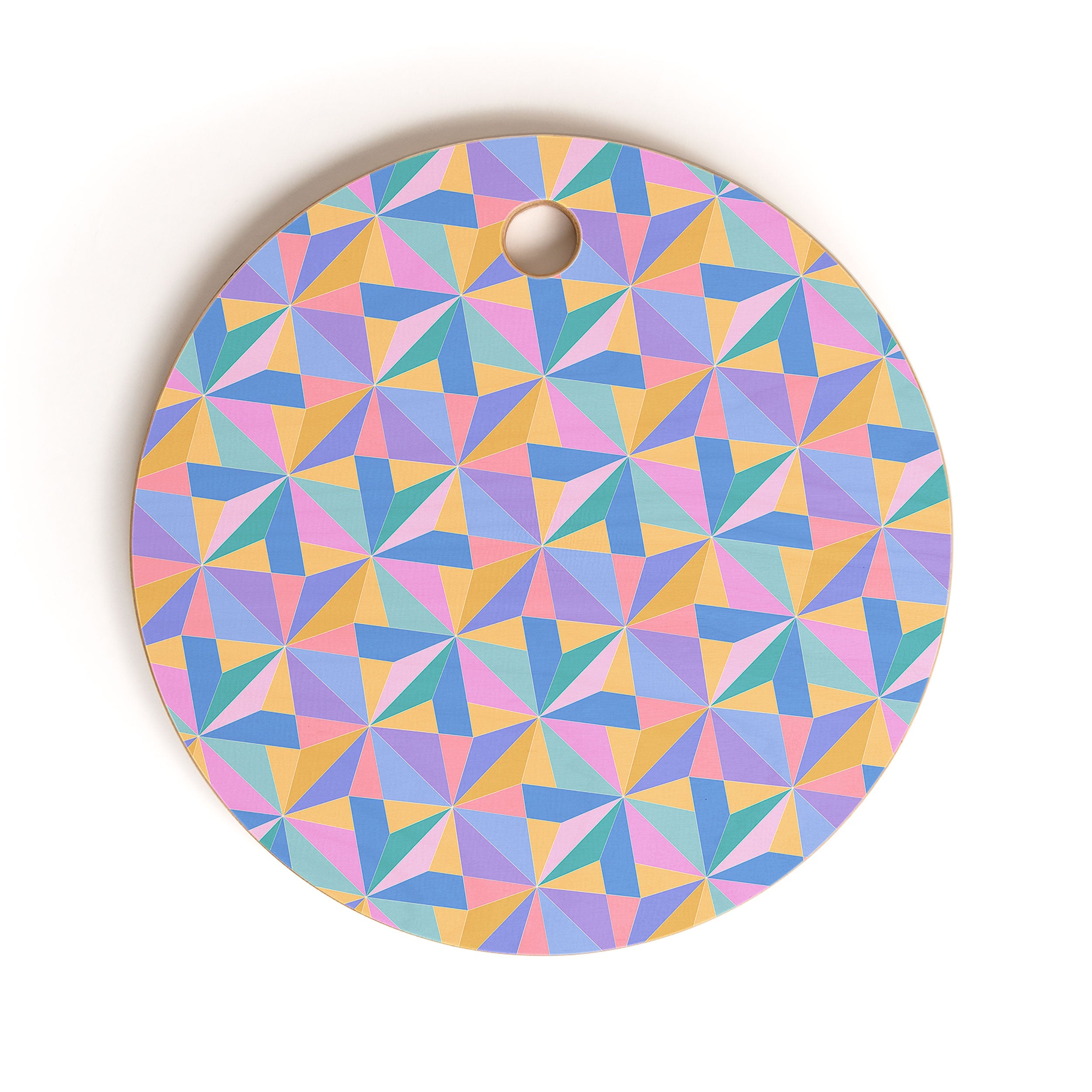 Colour Poems Kaleidoscope III Cutting Board Round