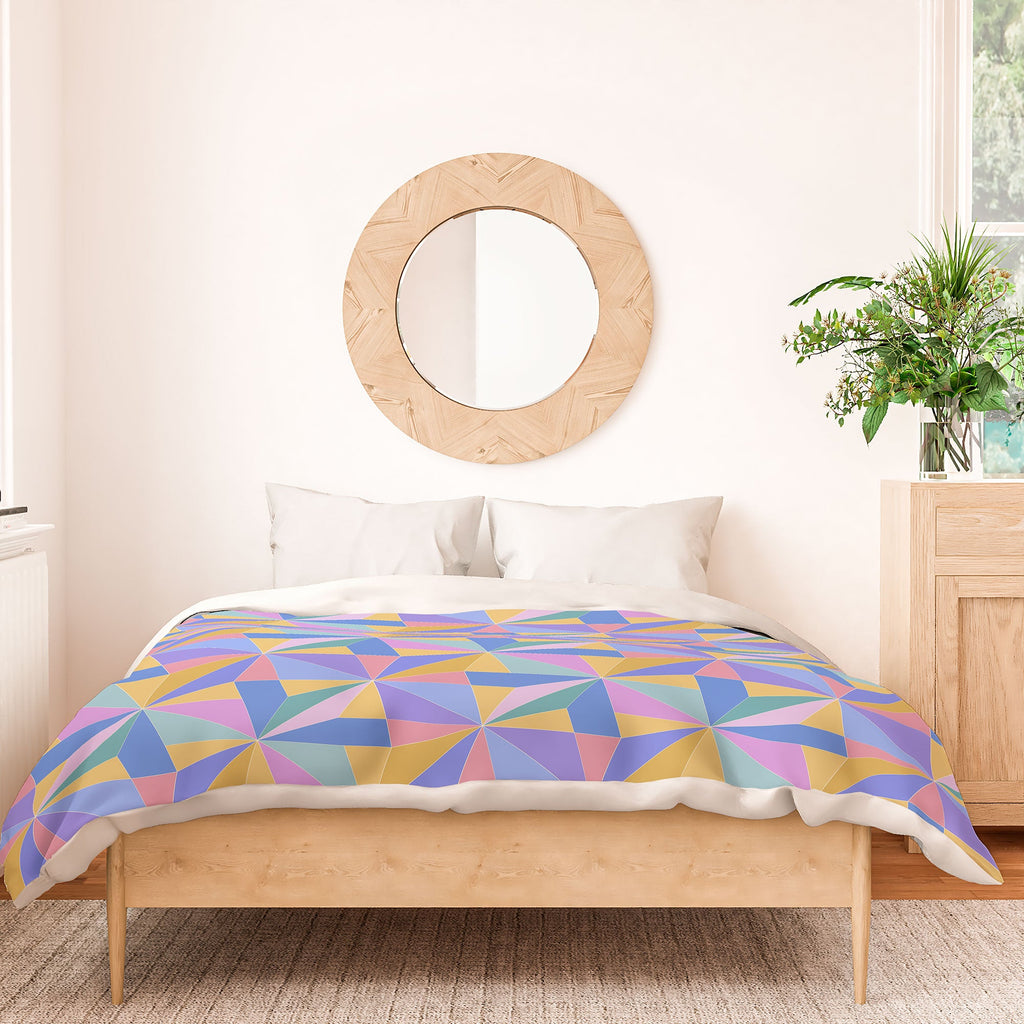 Colour Poems Kaleidoscope III Duvet Cover