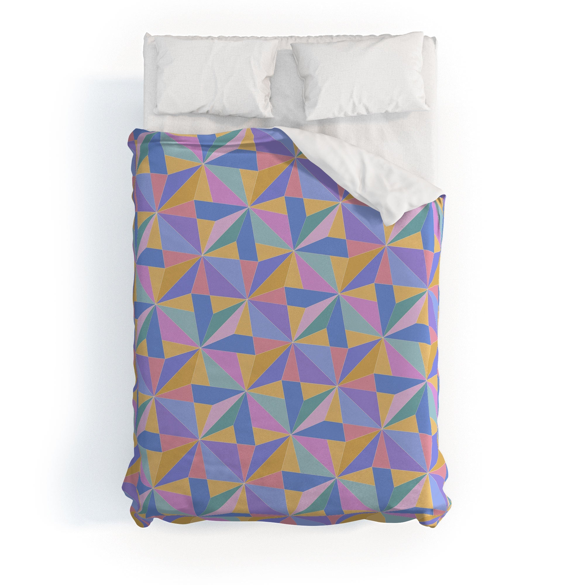 Colour Poems Kaleidoscope III Duvet Cover