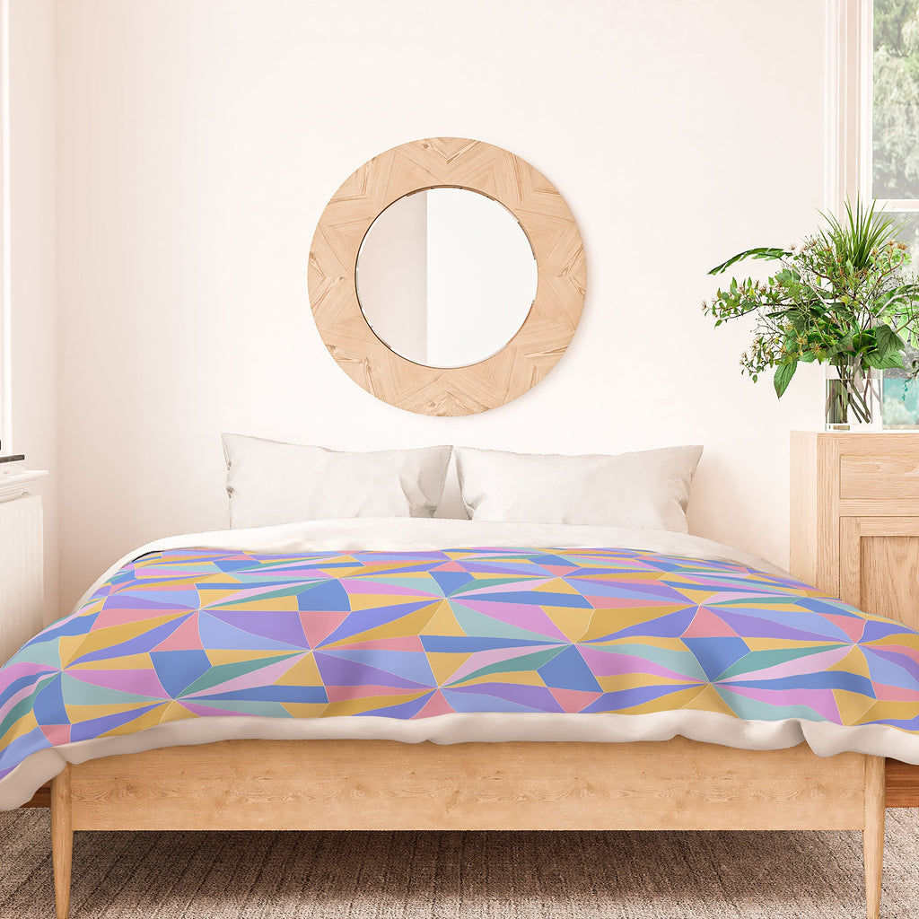 Colour Poems Kaleidoscope III Duvet Cover