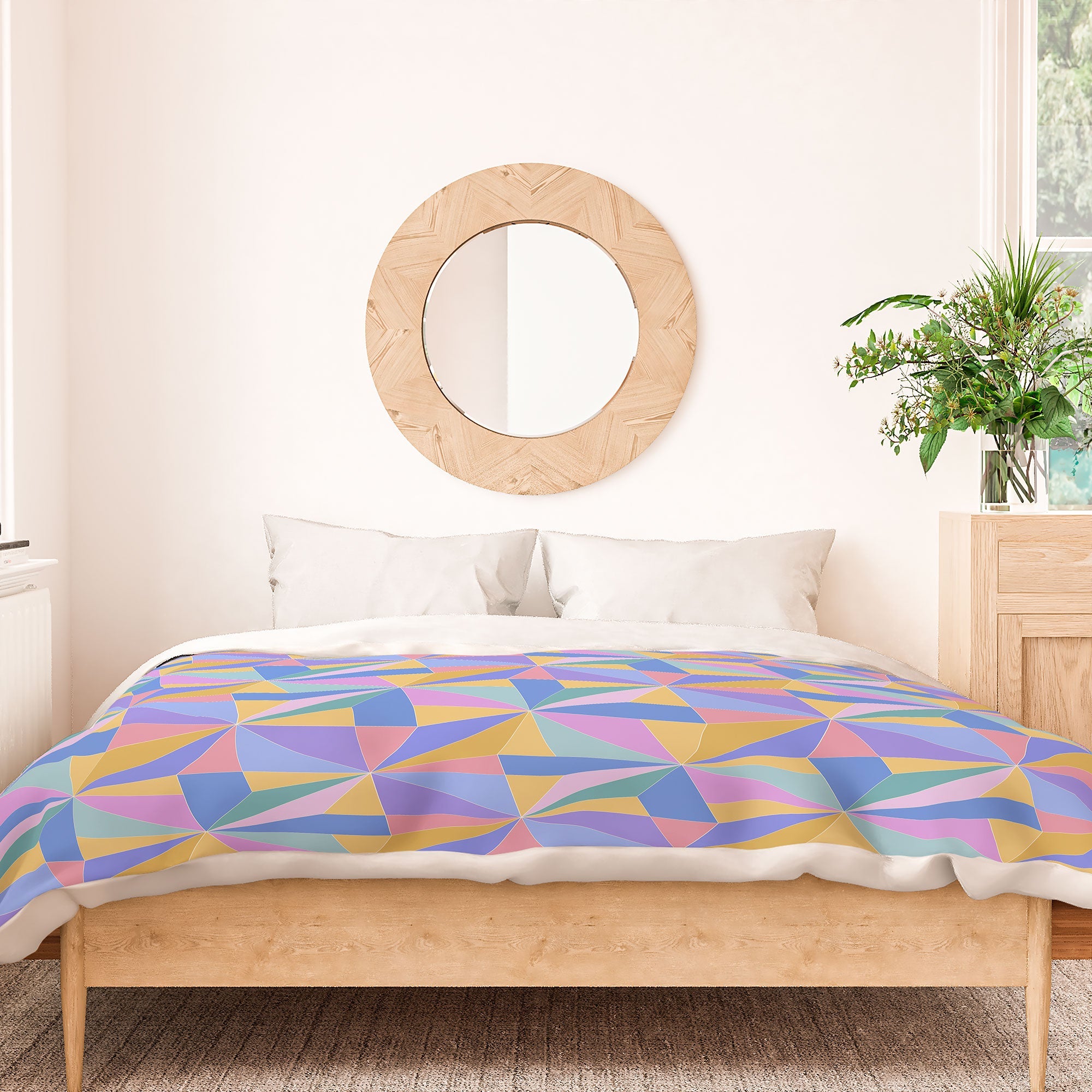 Colour Poems Kaleidoscope III Duvet Cover