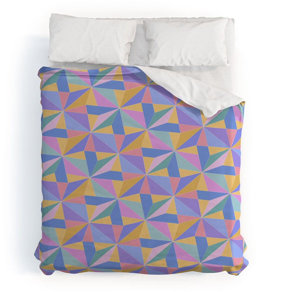 Colour Poems Kaleidoscope III Duvet Cover