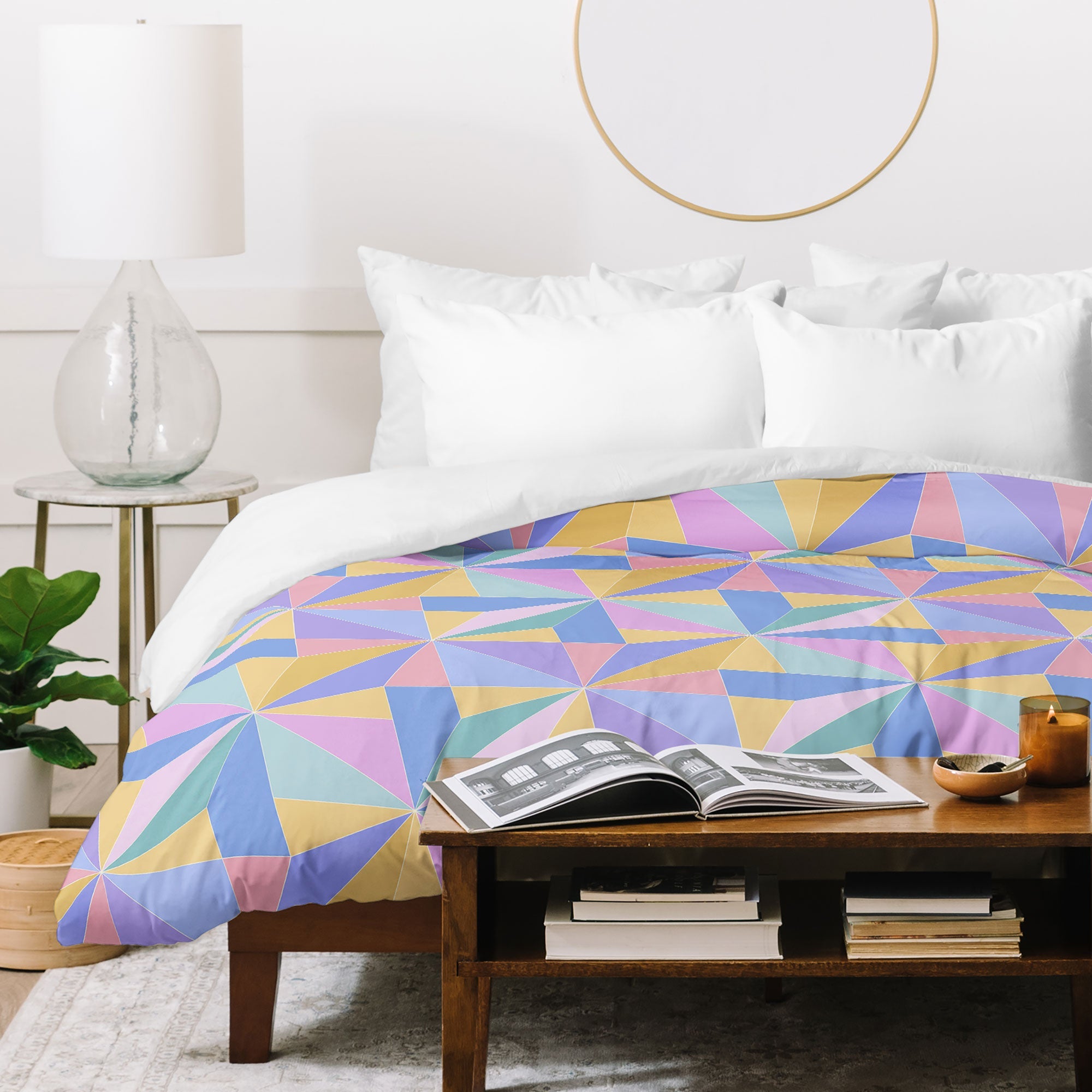 Colour Poems Kaleidoscope III Duvet Cover
