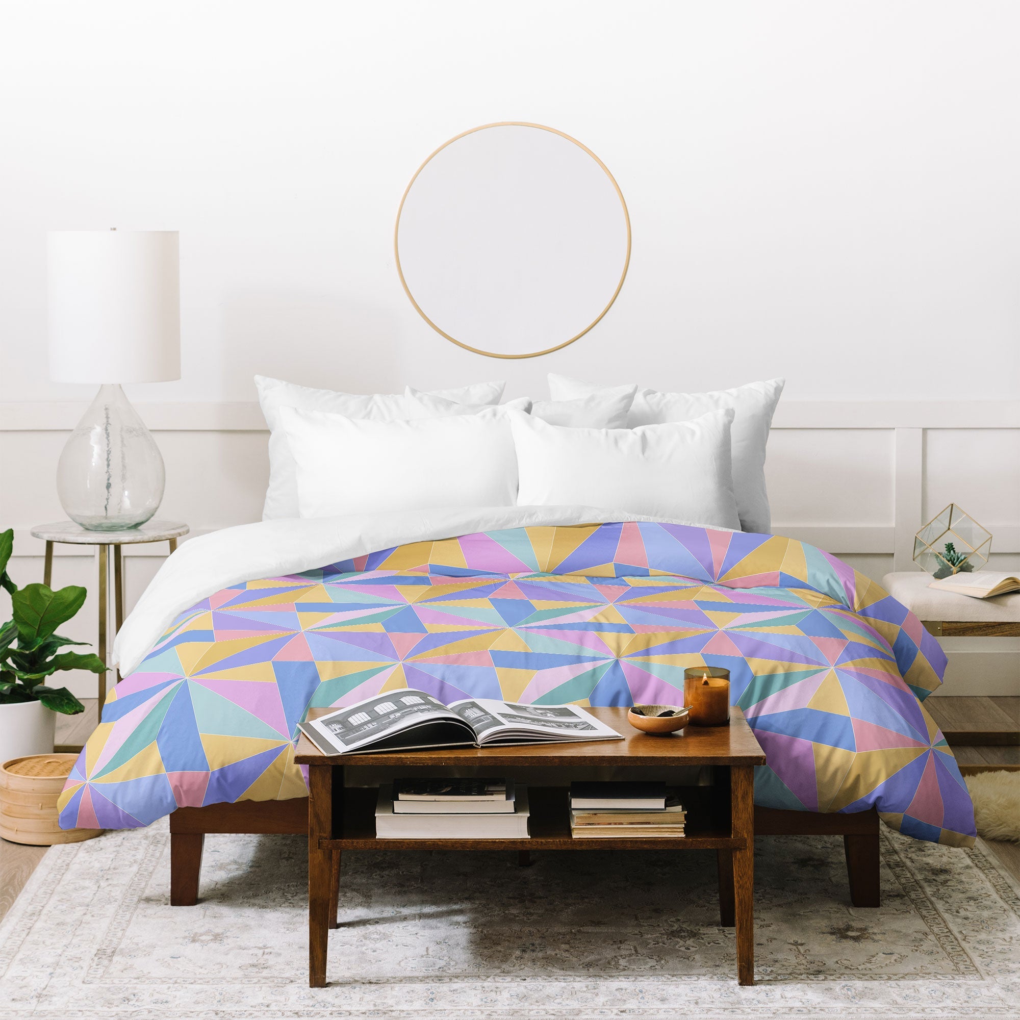 Colour Poems Kaleidoscope III Duvet Cover