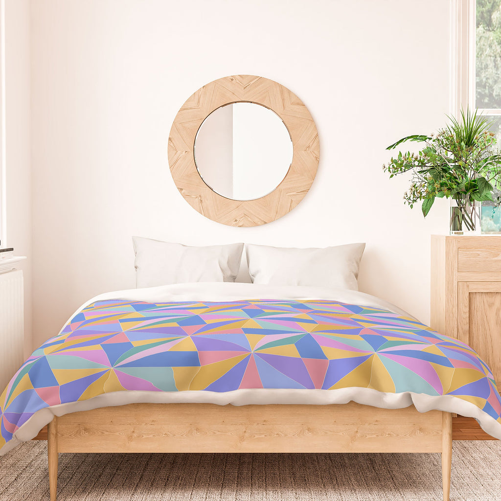 Colour Poems Kaleidoscope III Duvet Cover