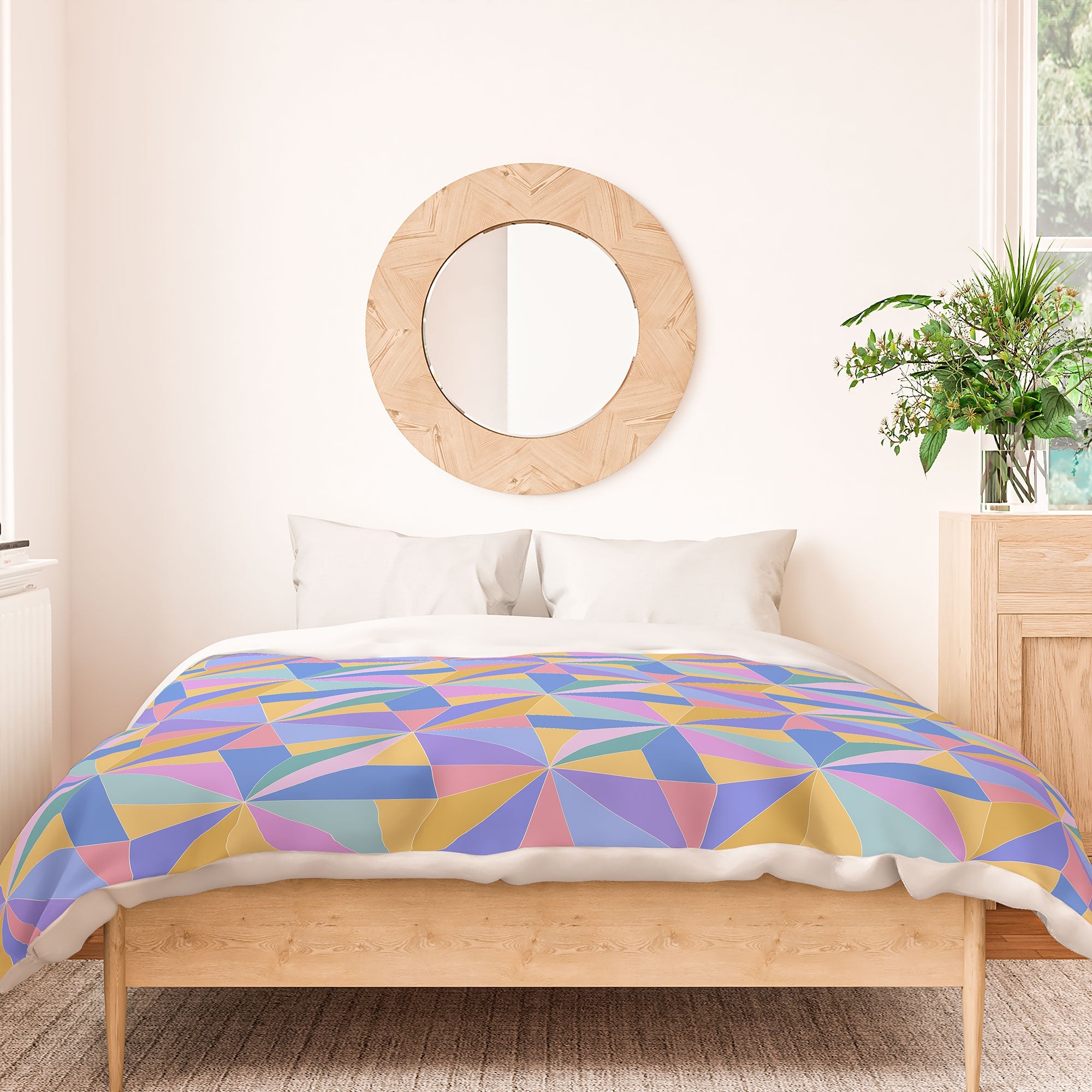 Colour Poems Kaleidoscope III Duvet Cover