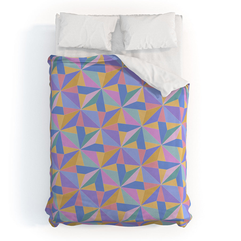 Colour Poems Kaleidoscope III Duvet Cover