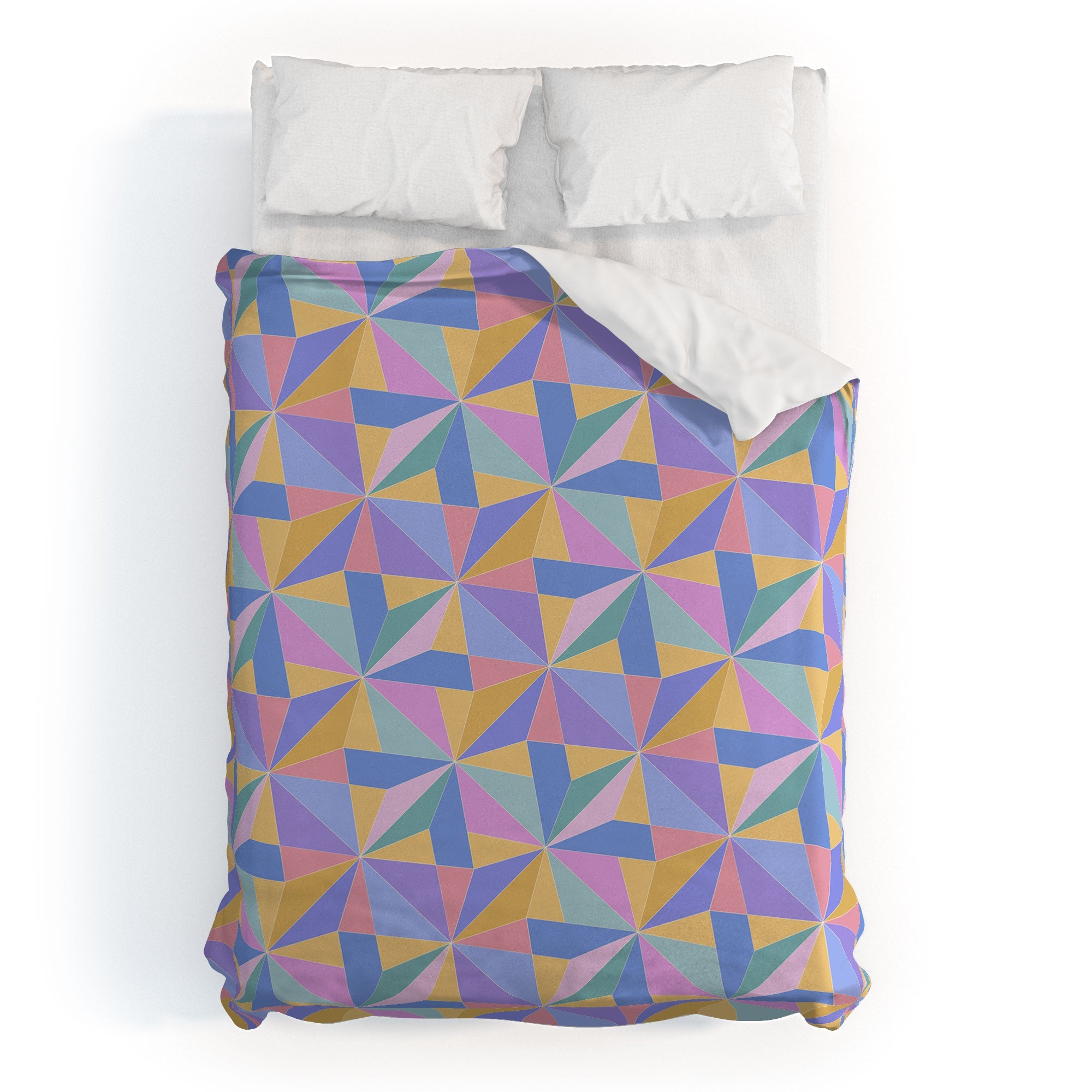 Colour Poems Kaleidoscope III Duvet Cover