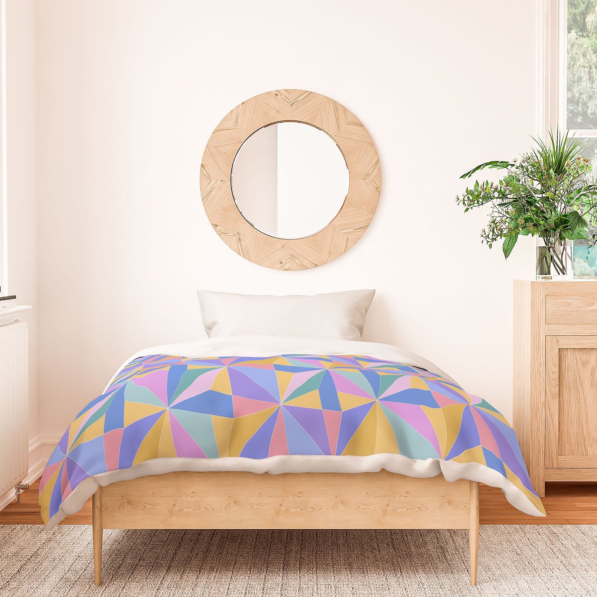 Colour Poems Kaleidoscope III Duvet Cover