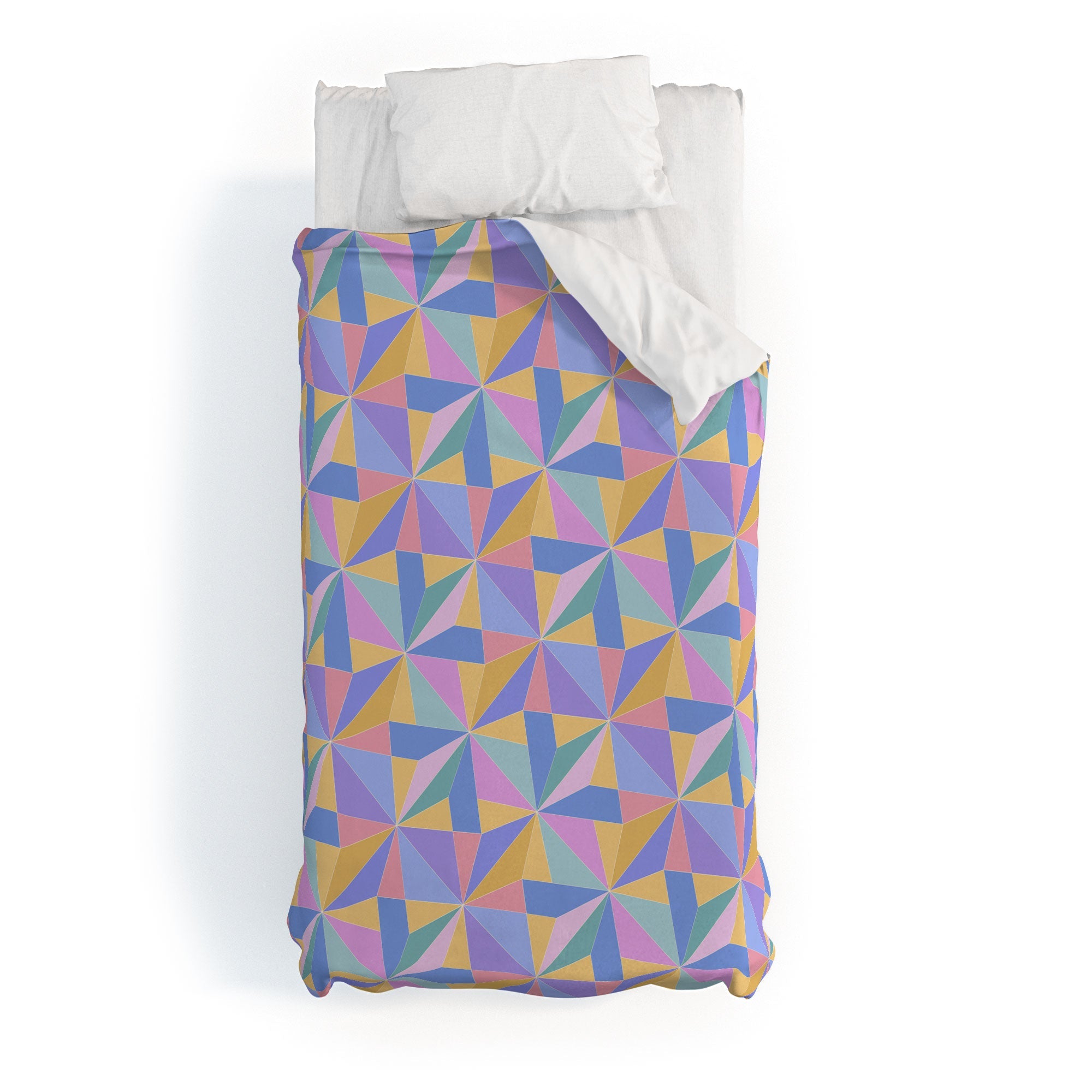 Colour Poems Kaleidoscope III Duvet Cover