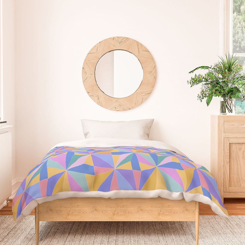 Colour Poems Kaleidoscope III Duvet Cover
