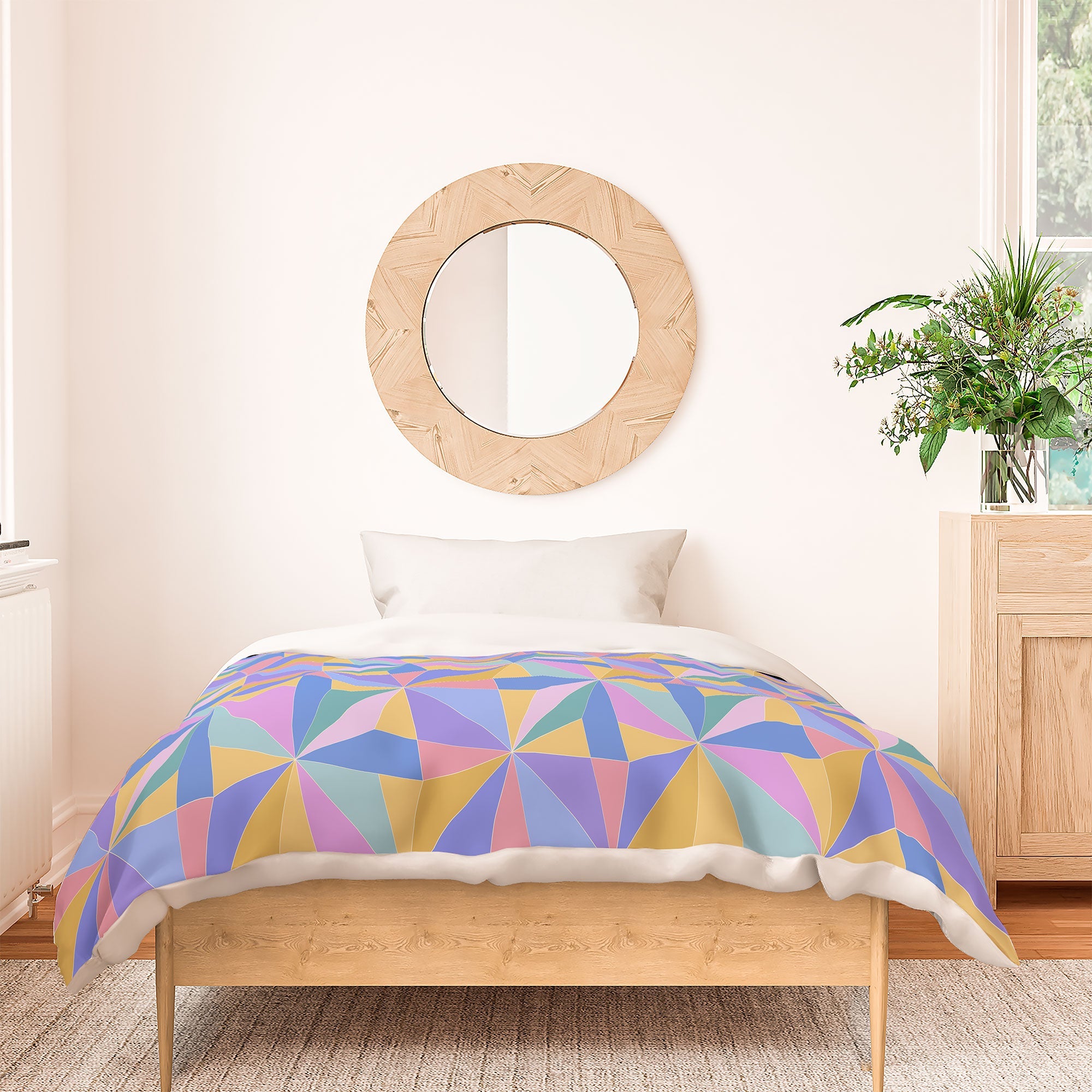 Colour Poems Kaleidoscope III Duvet Cover
